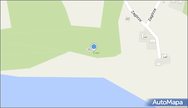 Dąbrówka, Dąbrówka, 261a, mapa Dąbrówka