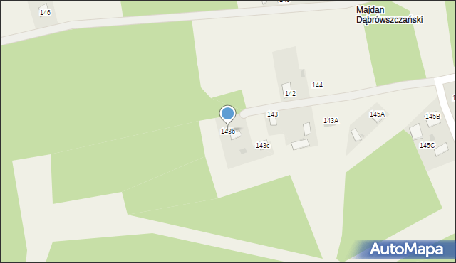 Dąbrówka, Dąbrówka, 143b, mapa Dąbrówka