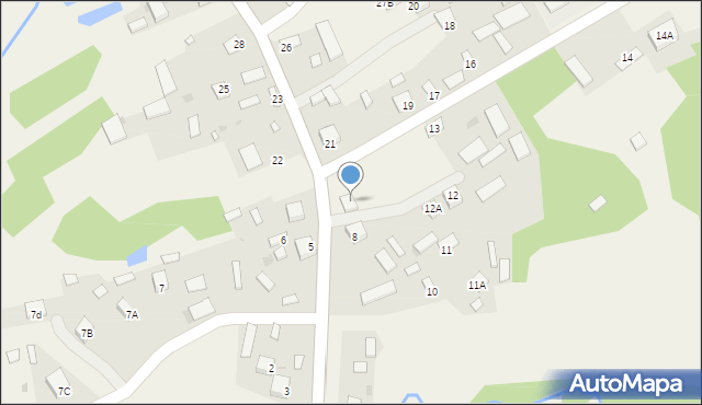 Dąbrówka, Dąbrówka, 8a, mapa Dąbrówka