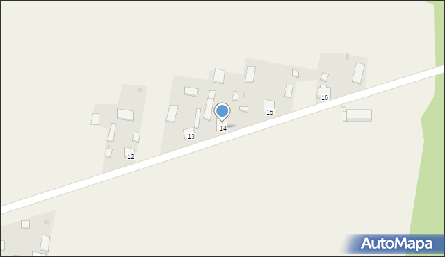 Dąbrówka, Dąbrówka, 14, mapa Dąbrówka