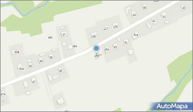 Dąbrówka, Dąbrówka, 45b, mapa Dąbrówka