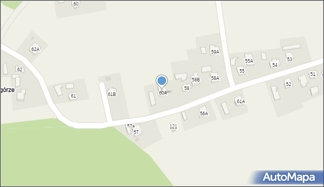 Dąbrówka, Dąbrówka, 60A, mapa Dąbrówka