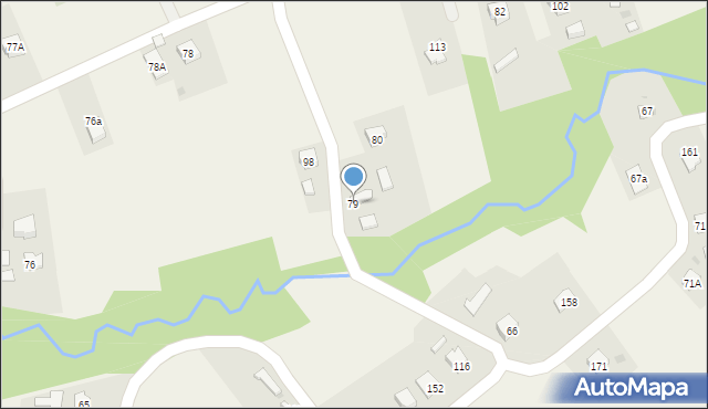 Dąbrówka, Dąbrówka, 79, mapa Dąbrówka