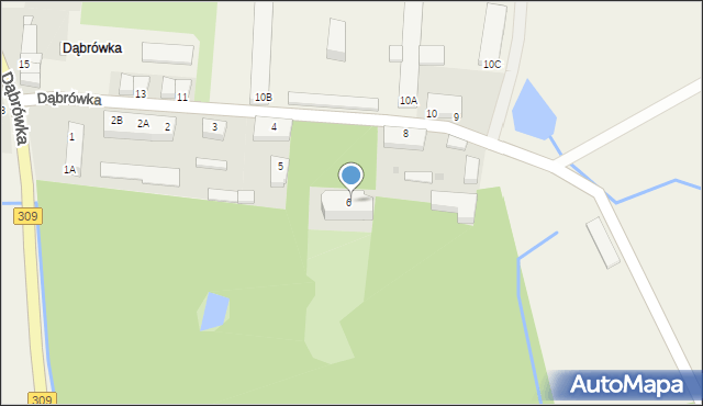 Dąbrówka, Dąbrówka, 7, mapa Dąbrówka
