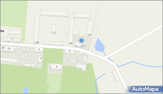 Dąbrówka, Dąbrówka, 9, mapa Dąbrówka