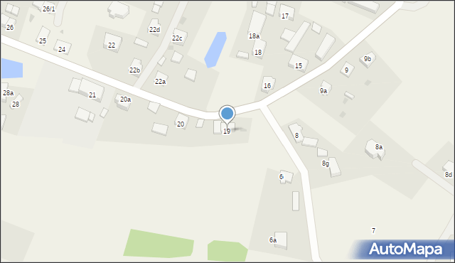 Dąbrówka, Dąbrówka, 19, mapa Dąbrówka