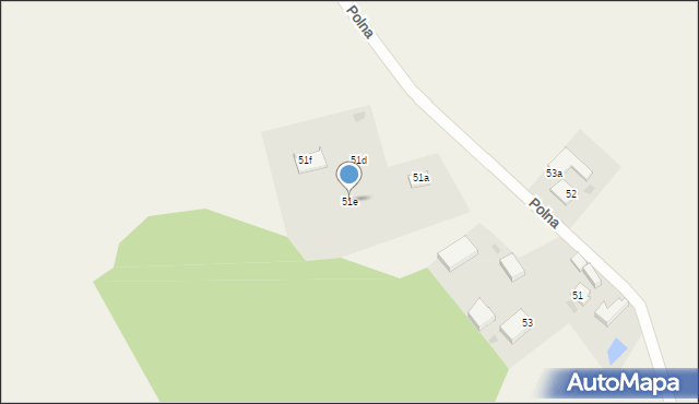 Dąbrówka, Dąbrówka, 51e, mapa Dąbrówka