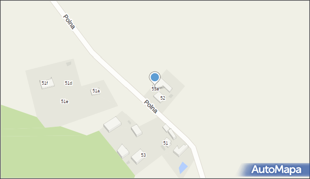 Dąbrówka, Dąbrówka, 53a, mapa Dąbrówka