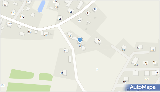 Dąbrówka, Dąbrówka, 8g, mapa Dąbrówka