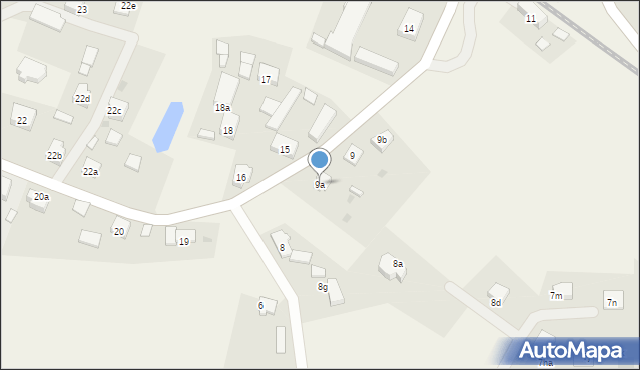 Dąbrówka, Dąbrówka, 9a, mapa Dąbrówka
