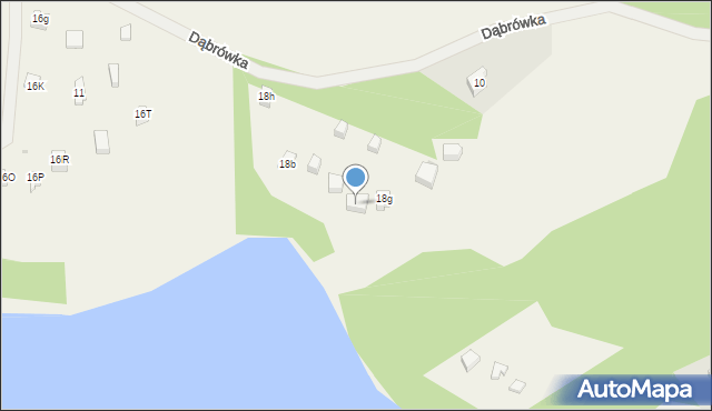 Dąbrówka, Dąbrówka, 18e, mapa Dąbrówka