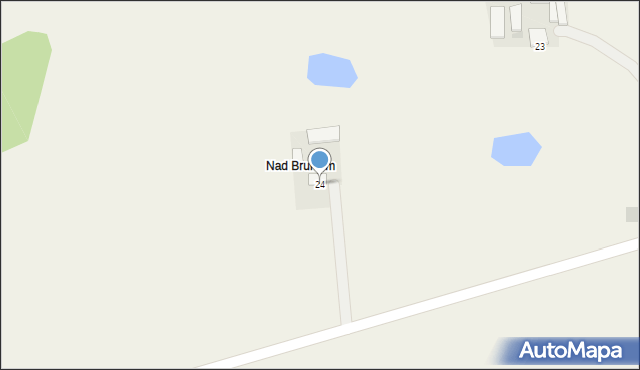 Dąbrówka, Dąbrówka, 24, mapa Dąbrówka