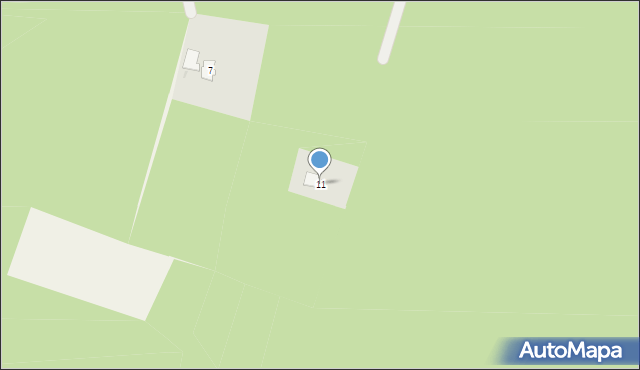 Dąbrówka, Dąbrówka, 11, mapa Dąbrówka