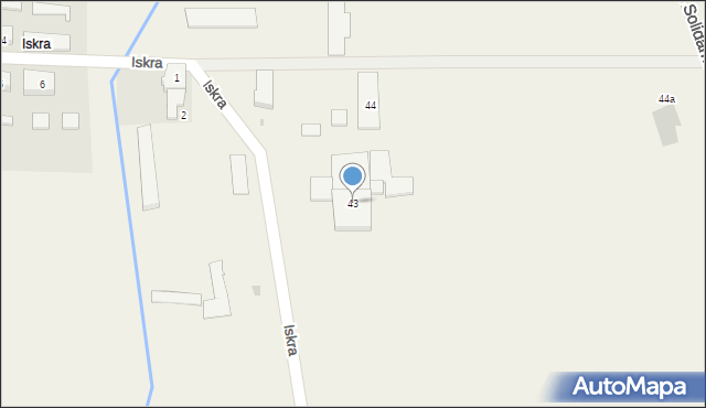 Dąbrówka, Dąbrówka, 43, mapa Dąbrówka