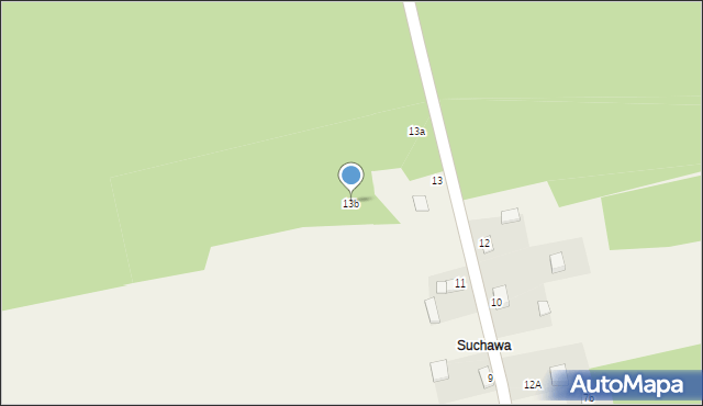 Dąbrówka, Dąbrówka, 13b, mapa Dąbrówka