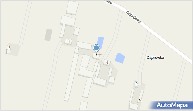 Dąbrówka, Dąbrówka, 7, mapa Dąbrówka