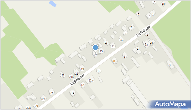 Dąbrówka, Dąbrówka, 17, mapa Dąbrówka