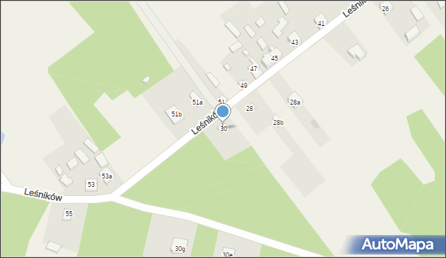 Dąbrówka, Dąbrówka, 30, mapa Dąbrówka