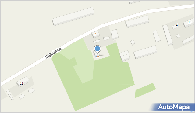 Dąbrówka, Dąbrówka, 2a, mapa Dąbrówka