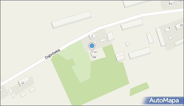 Dąbrówka, Dąbrówka, 9a, mapa Dąbrówka