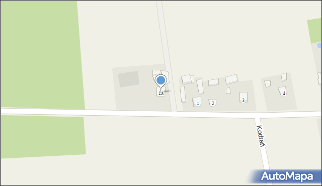 Dąbrówka, Dąbrówka, 1a, mapa Dąbrówka