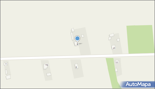 Dąbrówka, Dąbrówka, 9, mapa Dąbrówka