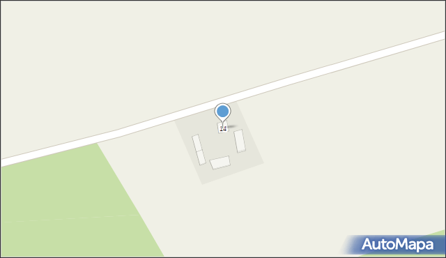 Dąbrówka Barcińska, Dąbrówka Barcińska, 14, mapa Dąbrówka Barcińska