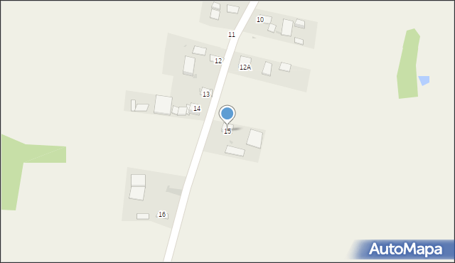 Dąbrówka Gorzycka, Dąbrówka Gorzycka, 15, mapa Dąbrówka Gorzycka