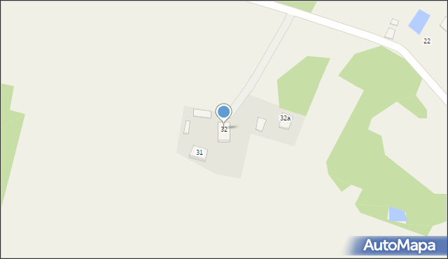 Dąbrówka Kościelna, Dąbrówka Kościelna, 32, mapa Dąbrówka Kościelna