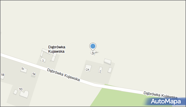 Dąbrówka Kujawska, Dąbrówka Kujawska, 2b, mapa Dąbrówka Kujawska