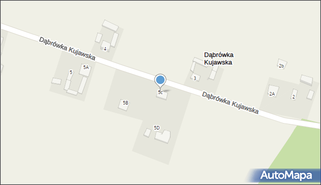 Dąbrówka Kujawska, Dąbrówka Kujawska, 5c, mapa Dąbrówka Kujawska