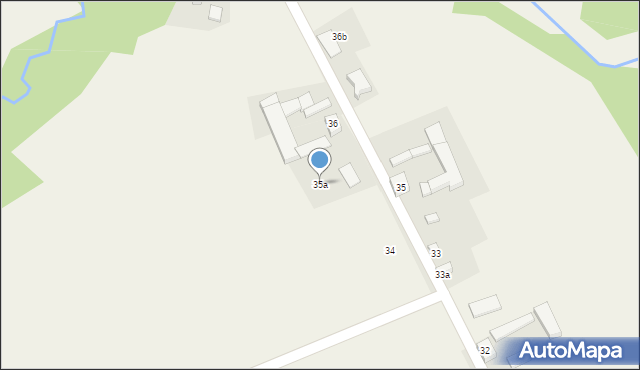 Dąbrówka Mała, Dąbrówka Mała, 35a, mapa Dąbrówka Mała