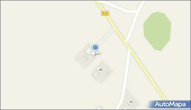 Dąbrówka Malborska, Dąbrówka Malborska, 47, mapa Dąbrówka Malborska