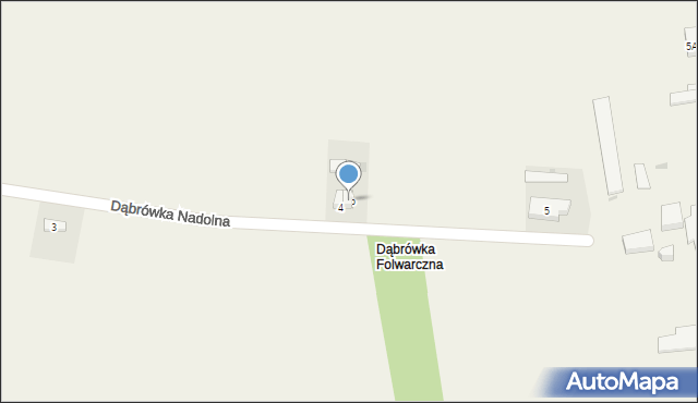 Dąbrówka Nadolna, Dąbrówka Nadolna, 4b, mapa Dąbrówka Nadolna