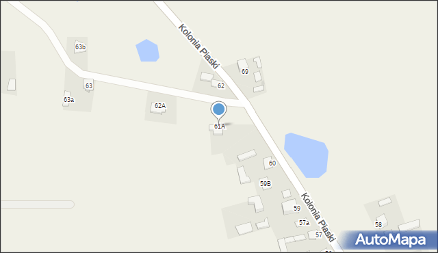 Dąbrówka Podłężna, Dąbrówka Podłężna, 61A, mapa Dąbrówka Podłężna