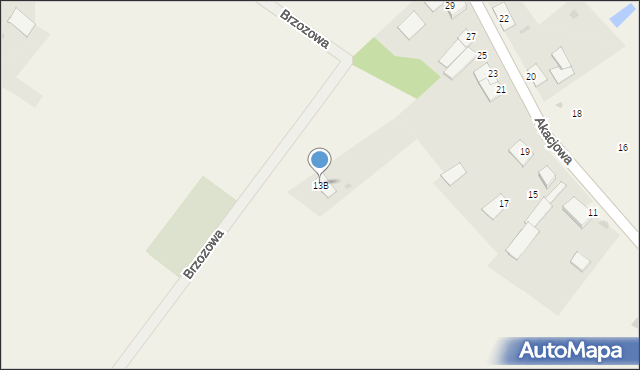 Dąbrówka Słupska, Dąbrówka Słupska, 13B, mapa Dąbrówka Słupska