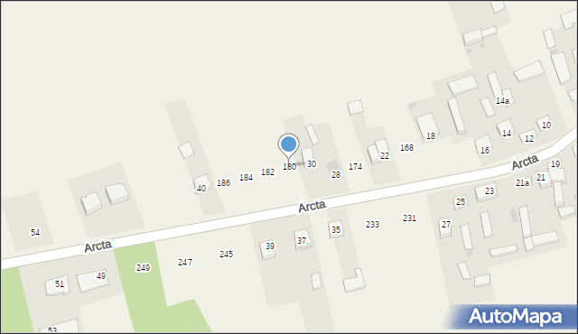 Dąbrówka-Stany, Dąbrówka-Stany, 180, mapa Dąbrówka-Stany