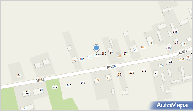 Dąbrówka-Stany, Dąbrówka-Stany, 182, mapa Dąbrówka-Stany