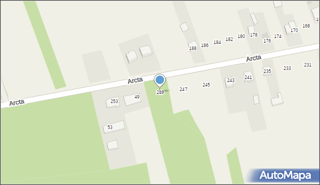 Dąbrówka-Stany, Dąbrówka-Stany, 249, mapa Dąbrówka-Stany