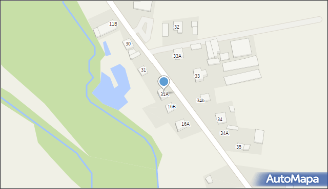 Dąbrówka Stara, Dąbrówka Stara, 31A, mapa Dąbrówka Stara