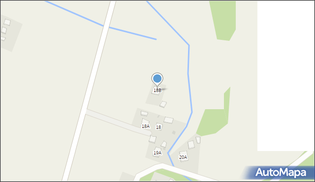 Dąbrówka Starzeńska, Dąbrówka Starzeńska, 18B, mapa Dąbrówka Starzeńska