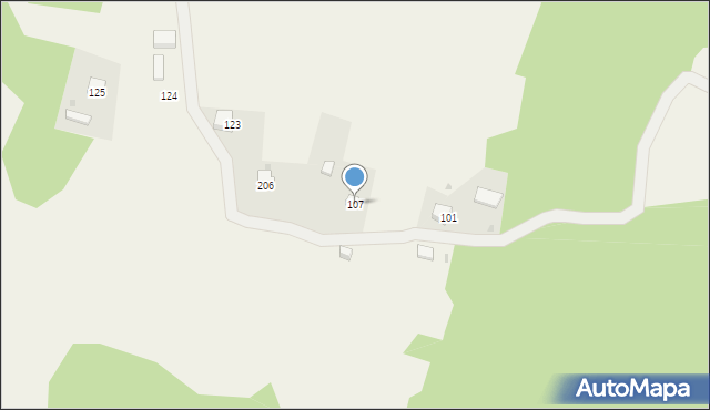 Dąbrówka Szczepanowska, Dąbrówka Szczepanowska, 107, mapa Dąbrówka Szczepanowska