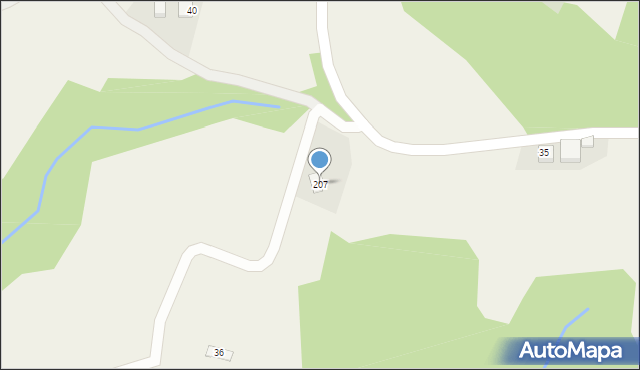 Dąbrówka Szczepanowska, Dąbrówka Szczepanowska, 207, mapa Dąbrówka Szczepanowska