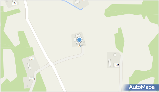 Dąbrówka Szczepanowska, Dąbrówka Szczepanowska, 76, mapa Dąbrówka Szczepanowska