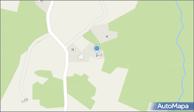 Dąbrówka Szczepanowska, Dąbrówka Szczepanowska, 97, mapa Dąbrówka Szczepanowska