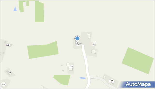 Dąbrówka Tuchowska, Dąbrówka Tuchowska, 40A, mapa Dąbrówka Tuchowska