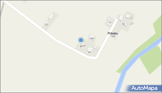 Dąbrówka Tuchowska, Dąbrówka Tuchowska, 44, mapa Dąbrówka Tuchowska