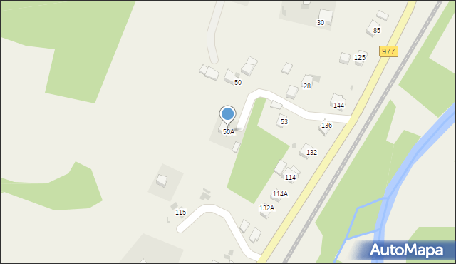 Dąbrówka Tuchowska, Dąbrówka Tuchowska, 50A, mapa Dąbrówka Tuchowska