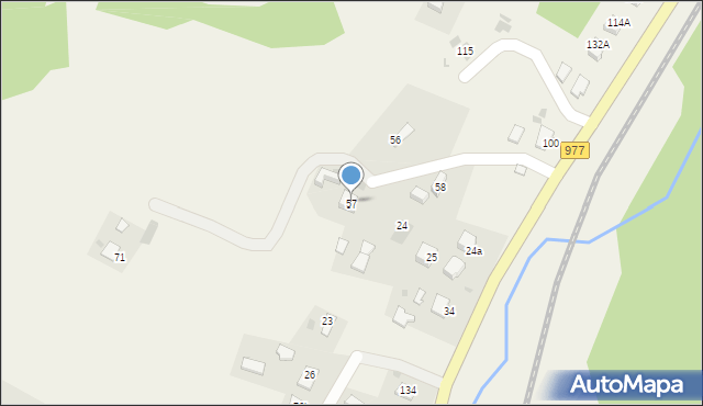 Dąbrówka Tuchowska, Dąbrówka Tuchowska, 57, mapa Dąbrówka Tuchowska