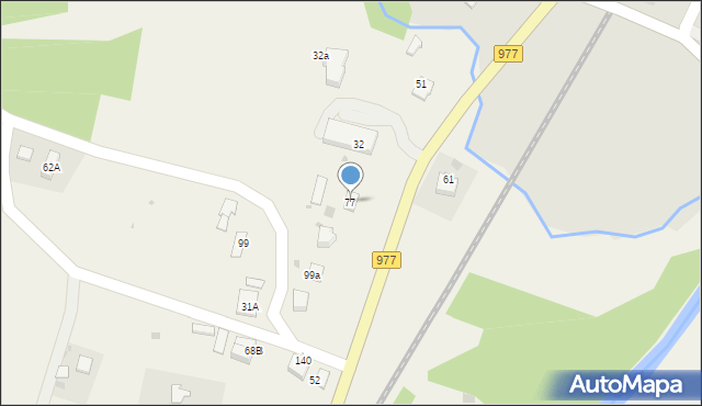 Dąbrówka Tuchowska, Dąbrówka Tuchowska, 77, mapa Dąbrówka Tuchowska